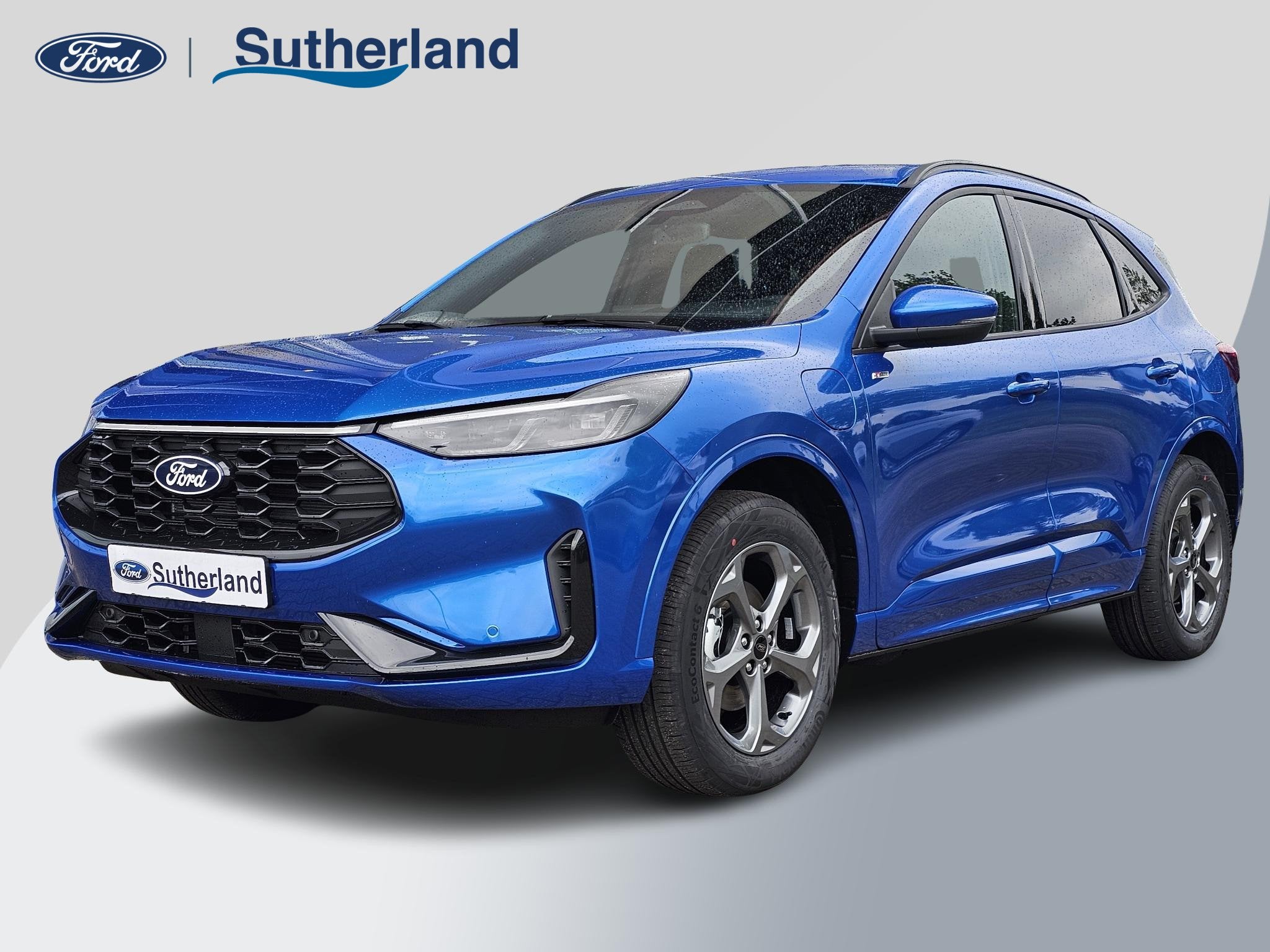 Ford Kuga 2.5 PHEV ST-Line 243pk | Wegklapbare Trekhaak | 21, Blauw, Bedrijf, Hybride Elektrisch/Benzine, SUV of Terreinwagen