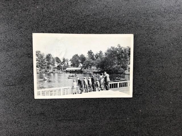 De Waarbeek Hengelo 1955, Ophalen of Verzenden, 1940 tot 1960, Gelopen, Overijssel