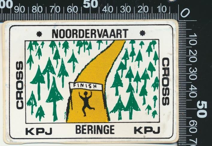 Sticker: KPJ Beringe - Noordervaart Cross, Ophalen of Verzenden, Zo goed als nieuw, Sport