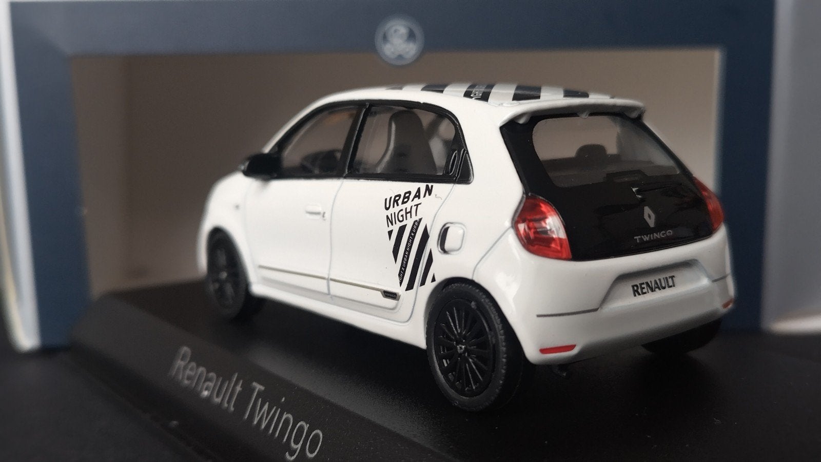 Renault Twingo Night Day White 1:43 Norev Pol, Overige merken, France, Auto, Verzenden