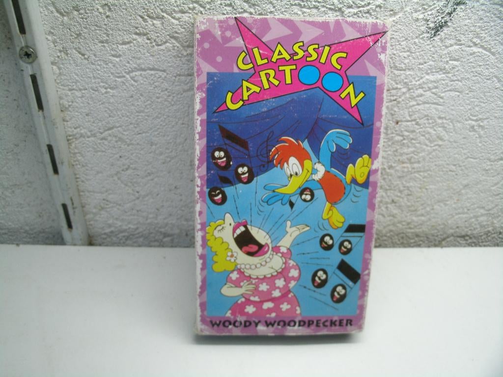 vhs 78a woody woodpecker classic cartoon, Alle leeftijden, Ophalen of Verzenden, Zo goed als nieuw