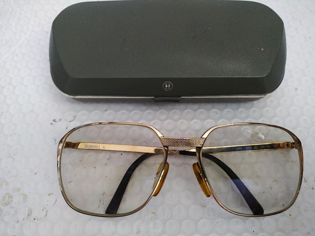 Dunhill leesbril +1 goud kleur, Overige merken, Gebruikt, Overige kleuren, Ophalen of Verzenden
