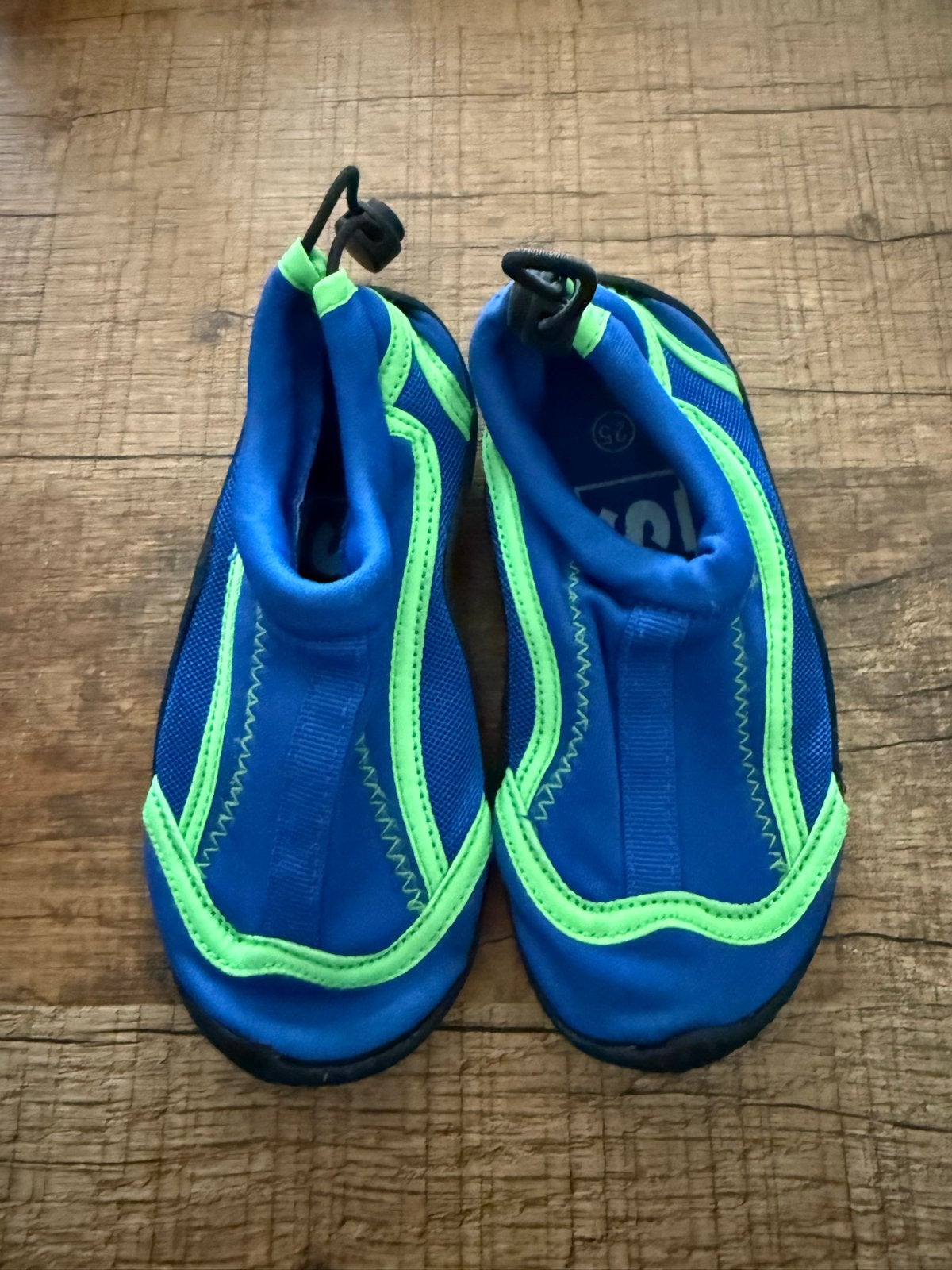 Waterschoenen blauw/groen, maat 25, Ophalen of Verzenden, Gebruikt