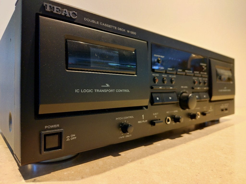 TEAC W-1200 Dubbel Cassettedeck – met USB (Digitaliseren), Ophalen, Dubbel, Overige merken