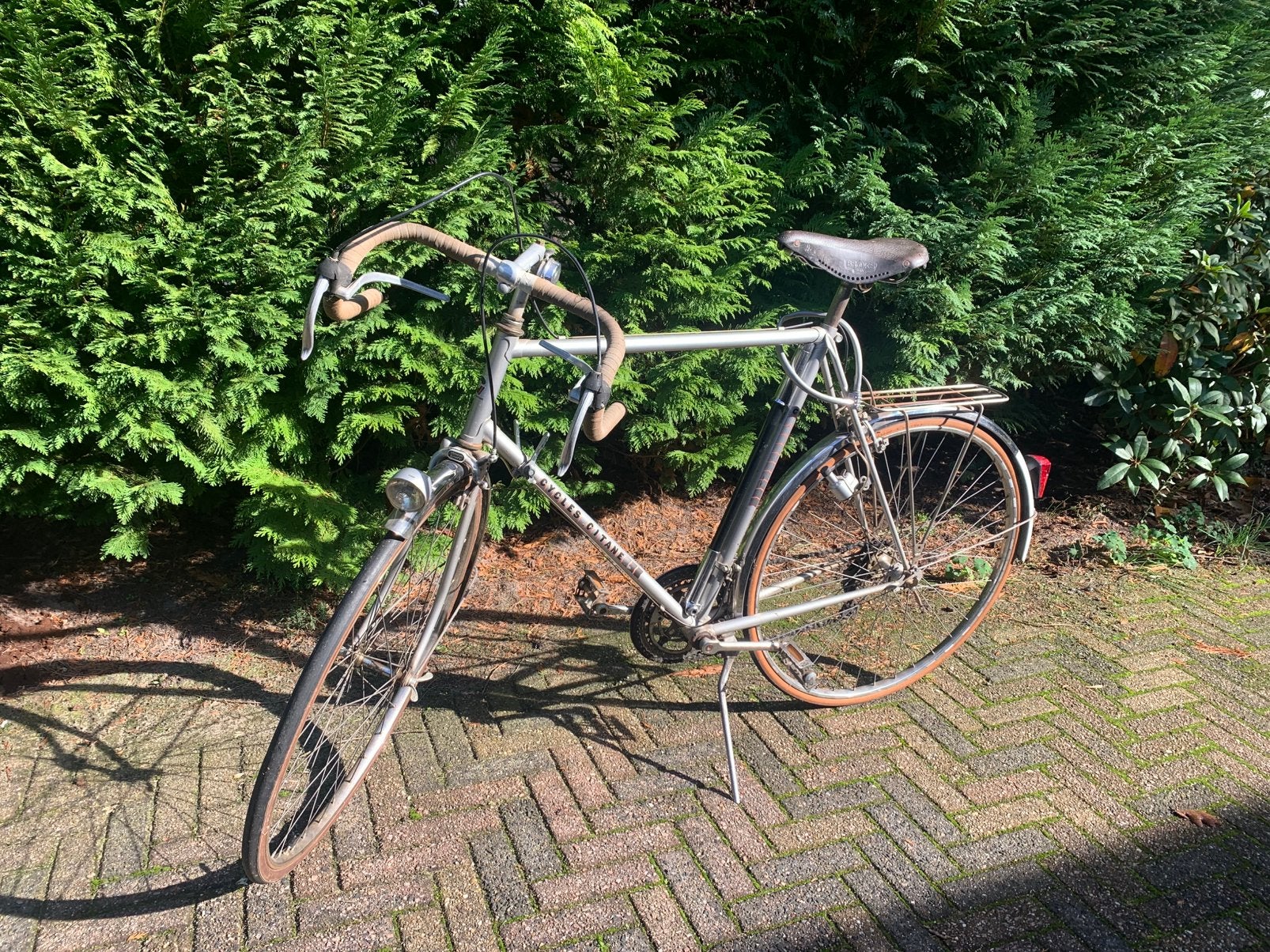 Gitane tourfiets met Brooks zadel, vintage, Ophalen, Gebruikt, 10 tot 15 versnellingen