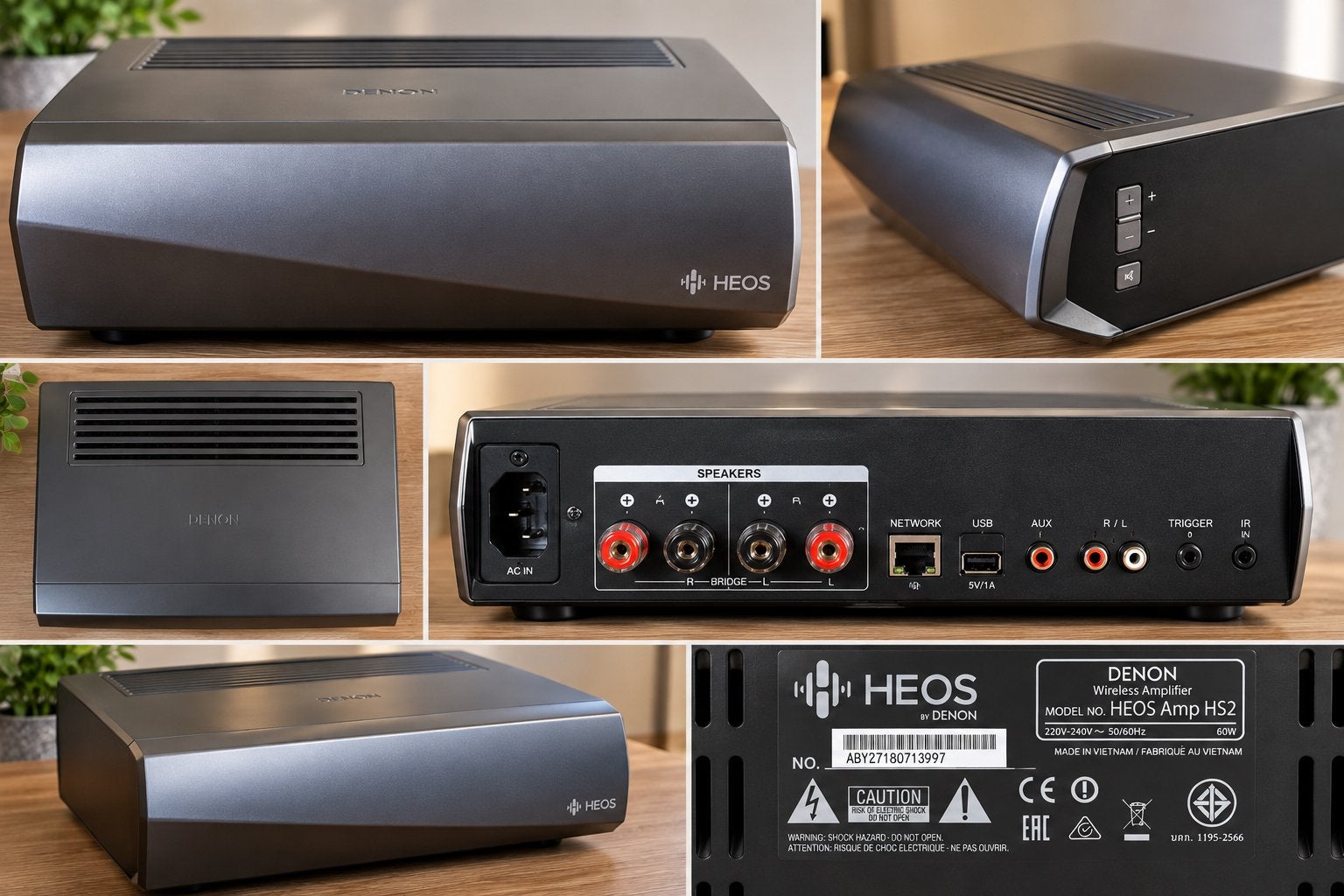 Denon HEOS Amp HS2 Draadloze Streaming Versterker WiFi, Ophalen, Zo goed als nieuw, Denon