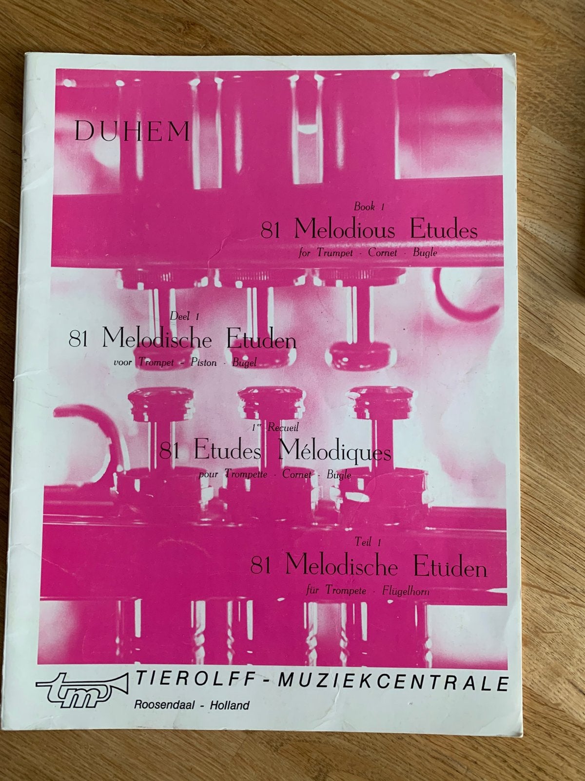 Duhem 81 Melodische Etuden voor Trompet, Liston of Bugel, Ophalen of Verzenden, Zo goed als nieuw, Les of Cursus, Klassiek