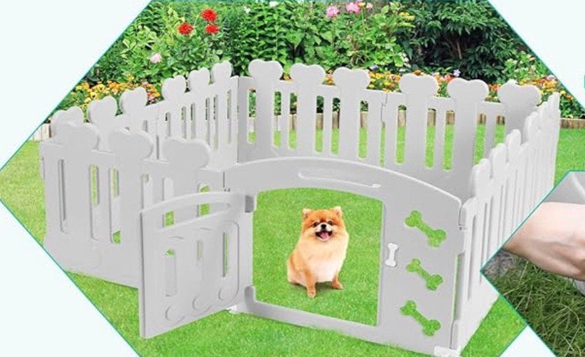 Puppy Box Kunststof Grijs, Kinderen en Baby's, Boxen, Ophalen, Zo goed als nieuw