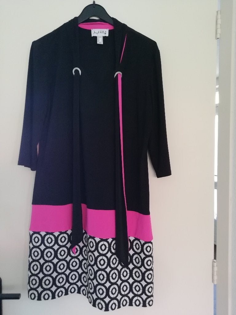 JURK MAAT 42 JOSEPH RIBCOFF, Kleding | Dames, Jurken, Verzenden, Zwart, Maat 42/44 (L), Joseph Ribkoff