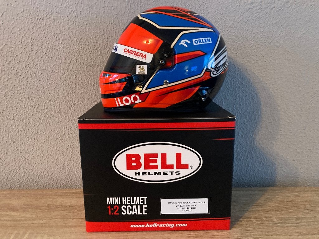 ✅ Kimi Raikkonen 1:2 helm Imola GP 2021 Alfa Romeo Orlen F1, Ophalen of Verzenden, Nieuw, Formule 1