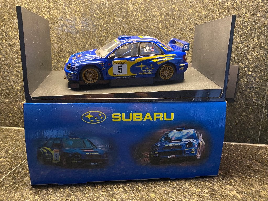 Subaru impreza wrc, Ophalen of Verzenden, Zo goed als nieuw, Autoart
