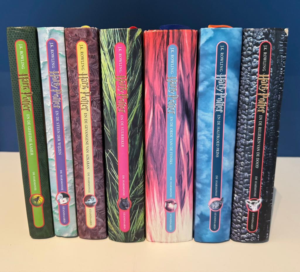 7x Harry Potter Hardcover - J.K. Rowling | De Complete Serie, Boeken, Ophalen of Verzenden, Gelezen