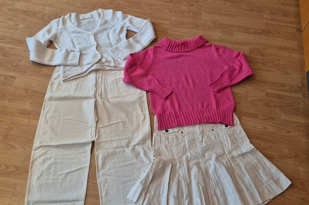 kleding pakket dames  40 / 42 Just B , Yaya  KAST OPRUIMING, Wit, Maat 42/44 (L), Ophalen of Verzenden, Onbekend