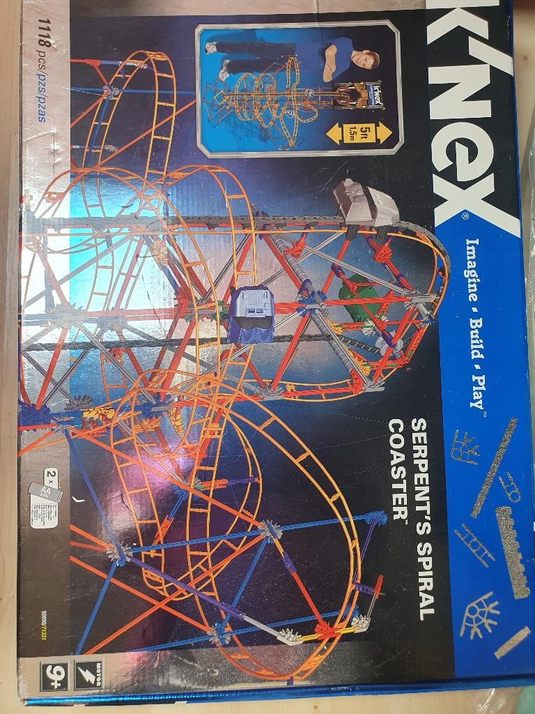 Knex achbaan, Ophalen, Gebruikt, K'nex