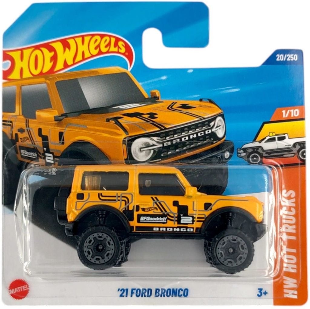 2025 Hot Wheels '21 Ford Bronco, Kinderen en Baby's, Speelgoed | Speelgoedvoertuigen, Nieuw, Ophalen of Verzenden