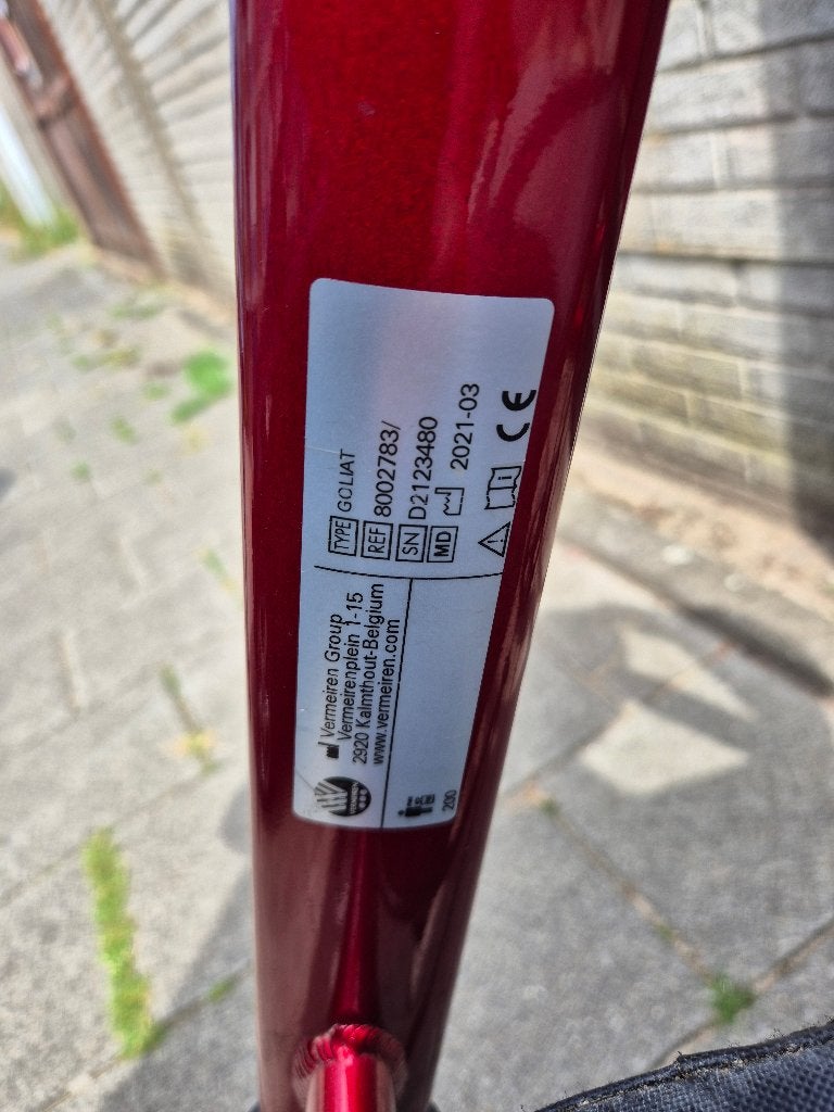 VERMEIREN GOLIAT XXL rollator, Diversen, Ophalen, Opvouwbaar, Gebruikt