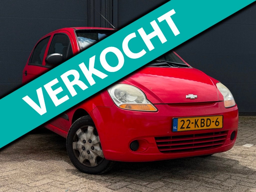 Chevrolet Matiz 0.8 | Airco | APK 09-2026, Voorwielaandrijving, Gebruikt, Origineel Nederlands, Bedrijf