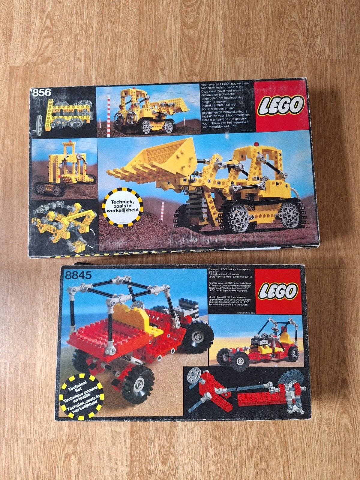 LEGO Technic 8845 en 856 sets - Vintage bouwplezier, Ophalen of Verzenden, Gebruikt, Overige merken