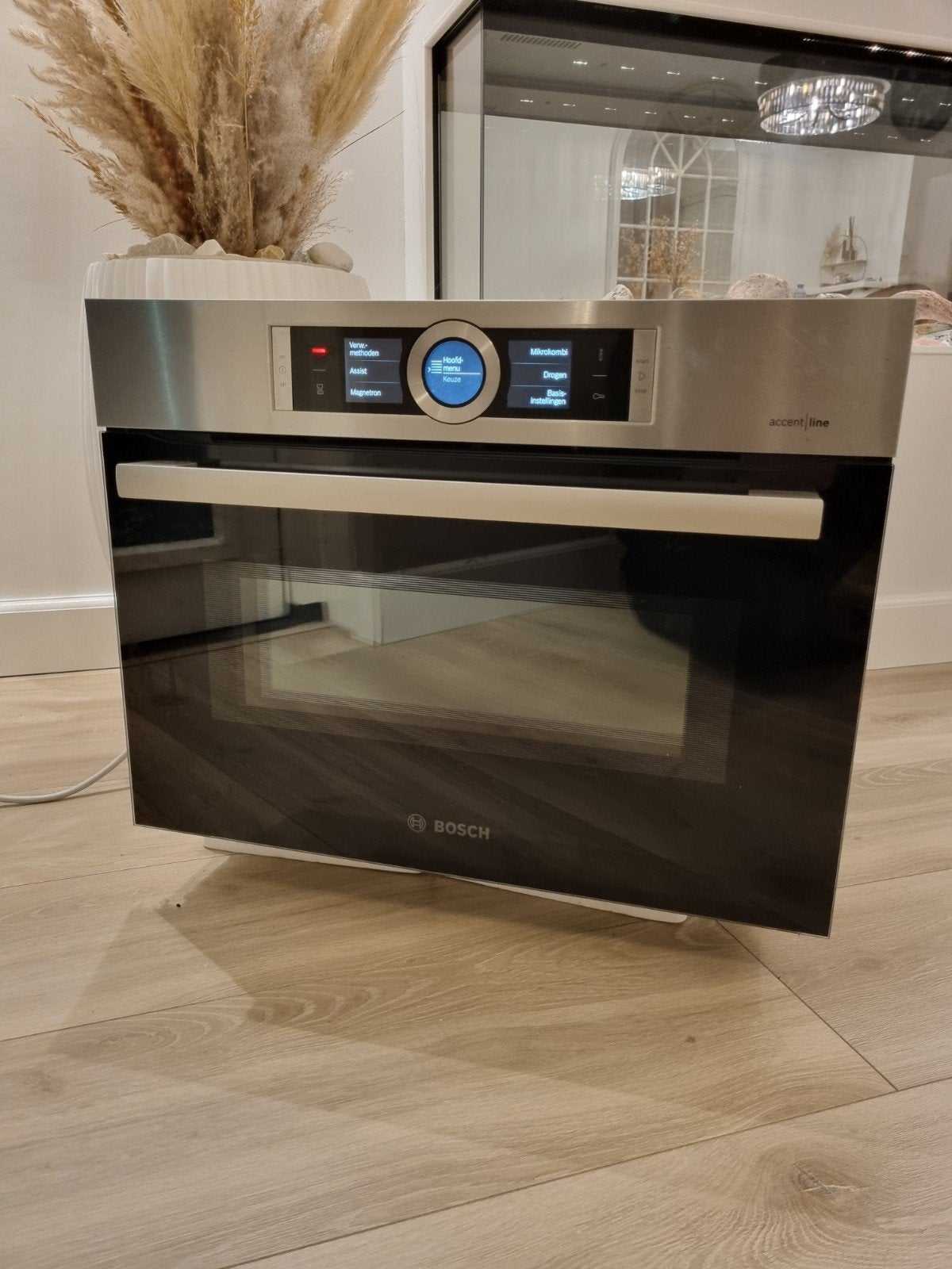 Luxe Bosch combi oven magnetron serie 8, Witgoed en Apparatuur, Ophalen, Combimagnetron, 60 cm of meer, Nieuw