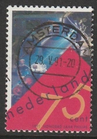 Nederland 1991 1474 Laserstralen, Gest Amsterdam, Postzegels en Munten, Postzegels | Nederland, Verzenden, Na 1940, Gestempeld