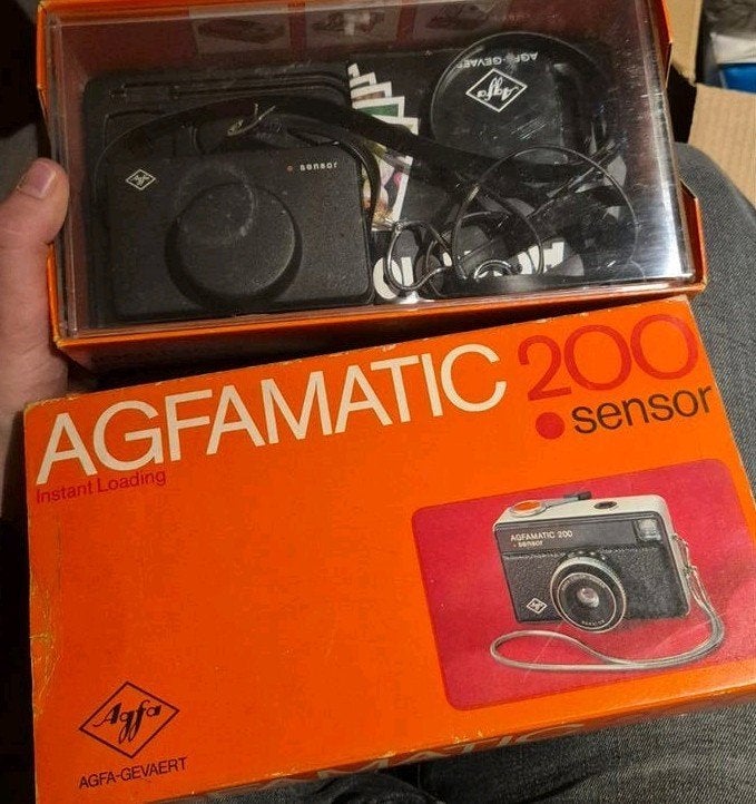 Agfamatic 200 sensor camera - gebruikt in doos, Ophalen, Compact, Overige Merken