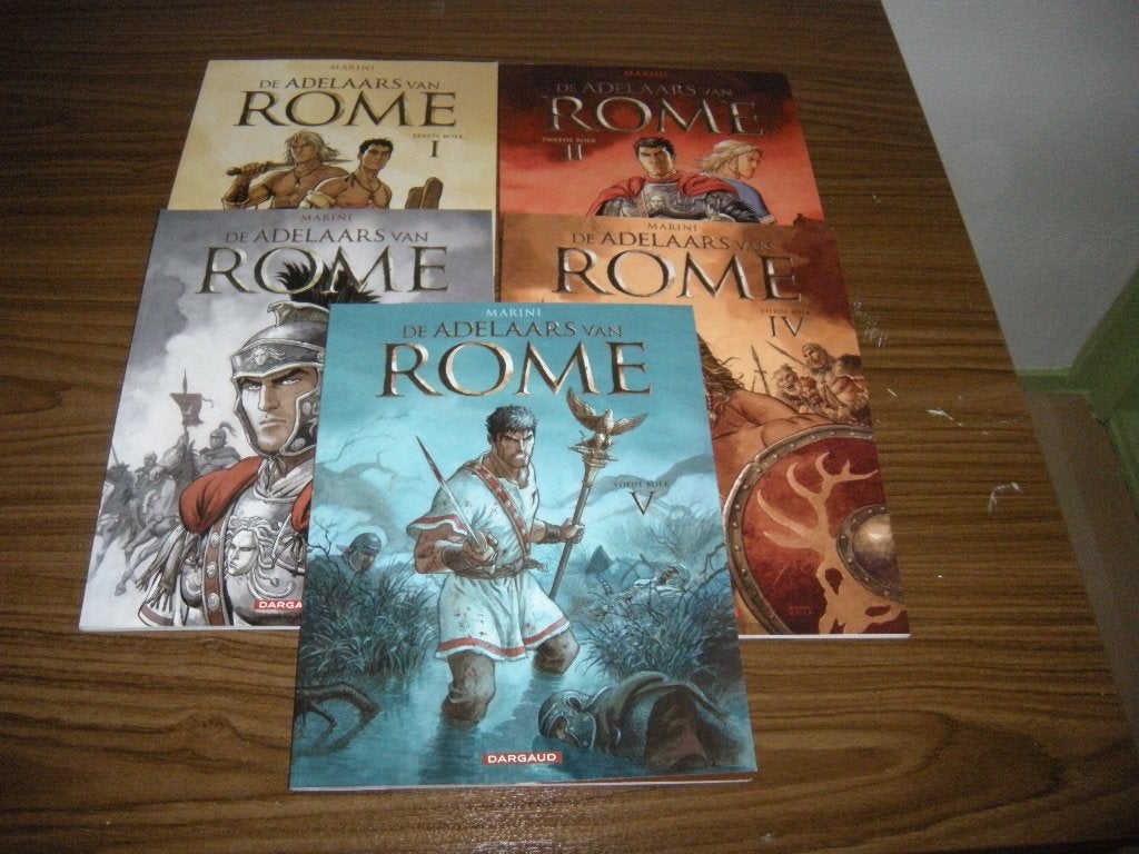 De Adelaars van Rome 5 delen SC, Boeken, Stripboeken, Meerdere stripboeken, Ophalen of Verzenden, Zo goed als nieuw