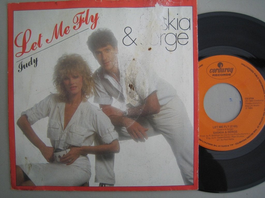 Saskia en Serge - Let me fly, Cd's en Dvd's, Ophalen of Verzenden, Gebruikt, 7 inch, Pop