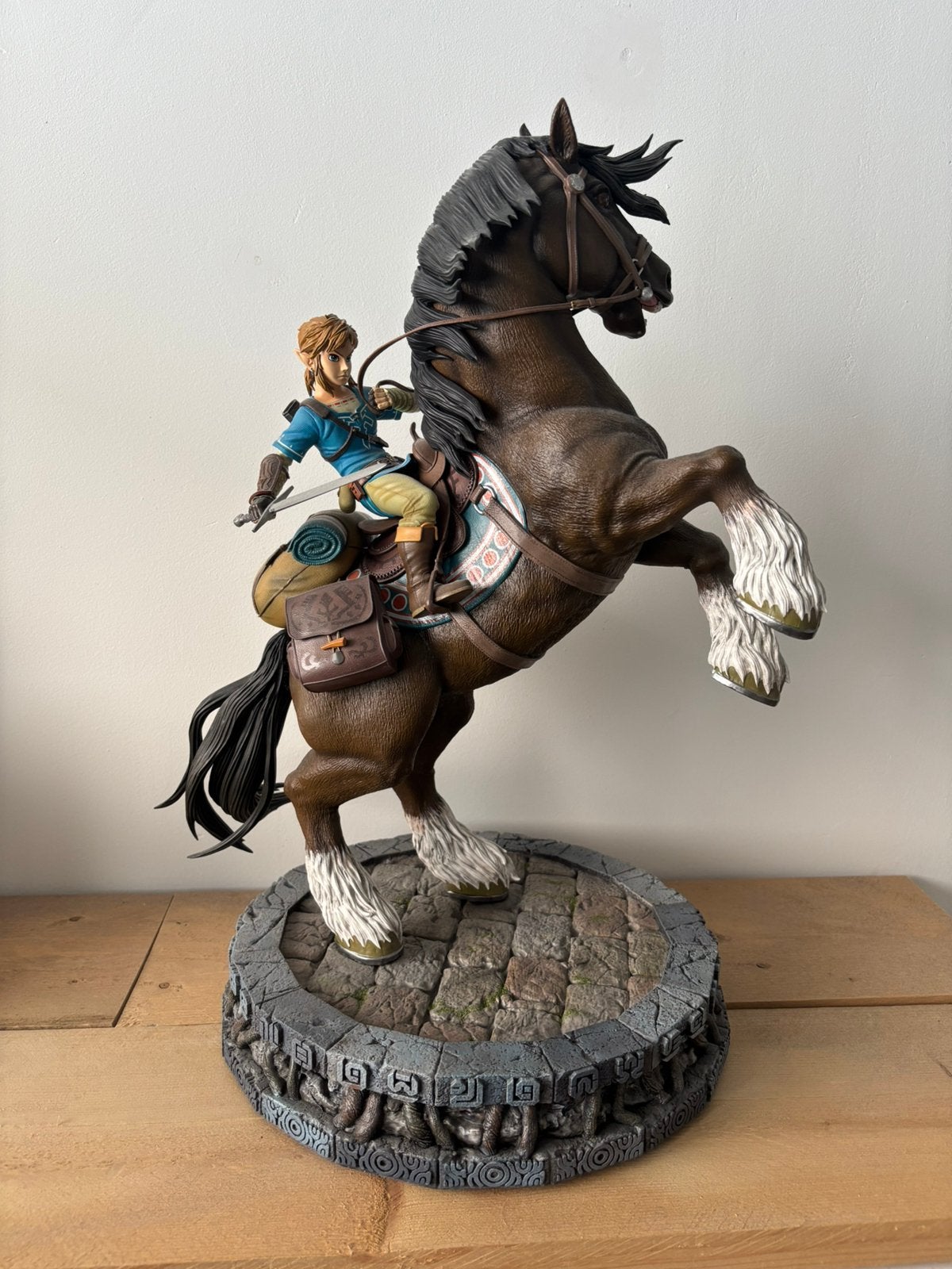First 4 figures - The legend of Zelda Link on horseback, Ophalen, Zo goed als nieuw