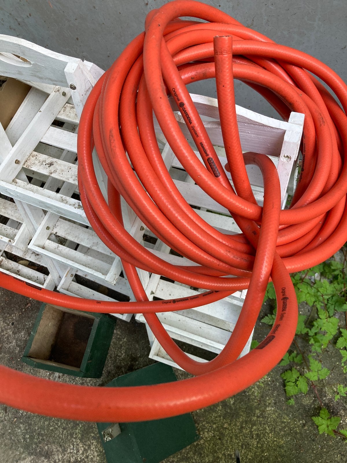 Gardena tuinslang, ong. 12 meter lang, Tuin en Terras, Tuinslangen, Ophalen of Verzenden, Gebruikt, Tuinslang