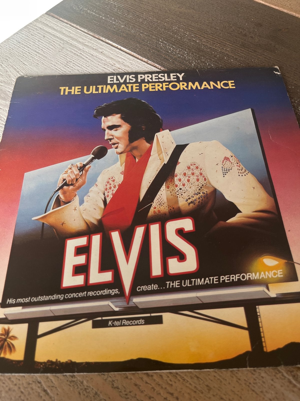 Elvis Presley - Live Concerts (K-tel, 1981) LP, Cd's en Dvd's, LP, Gebruikt, Ophalen of Verzenden, Complilatie
