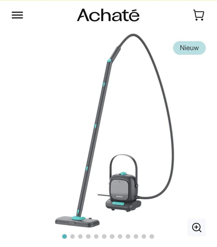 Achaté Stoomreiniger PRO - Multifunctioneel & Krachtig, Witgoed en Apparatuur, Stoomapparaten, Ophalen of Verzenden, Zo goed als nieuw