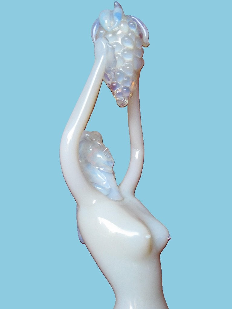 Murano SEGUSO Nude Erotic Lady Figure Antique Venetian TALL., Ophalen