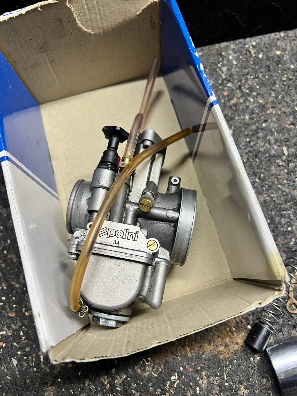 Polini pwk 34 mm carburateur, Ophalen, Zo goed als nieuw