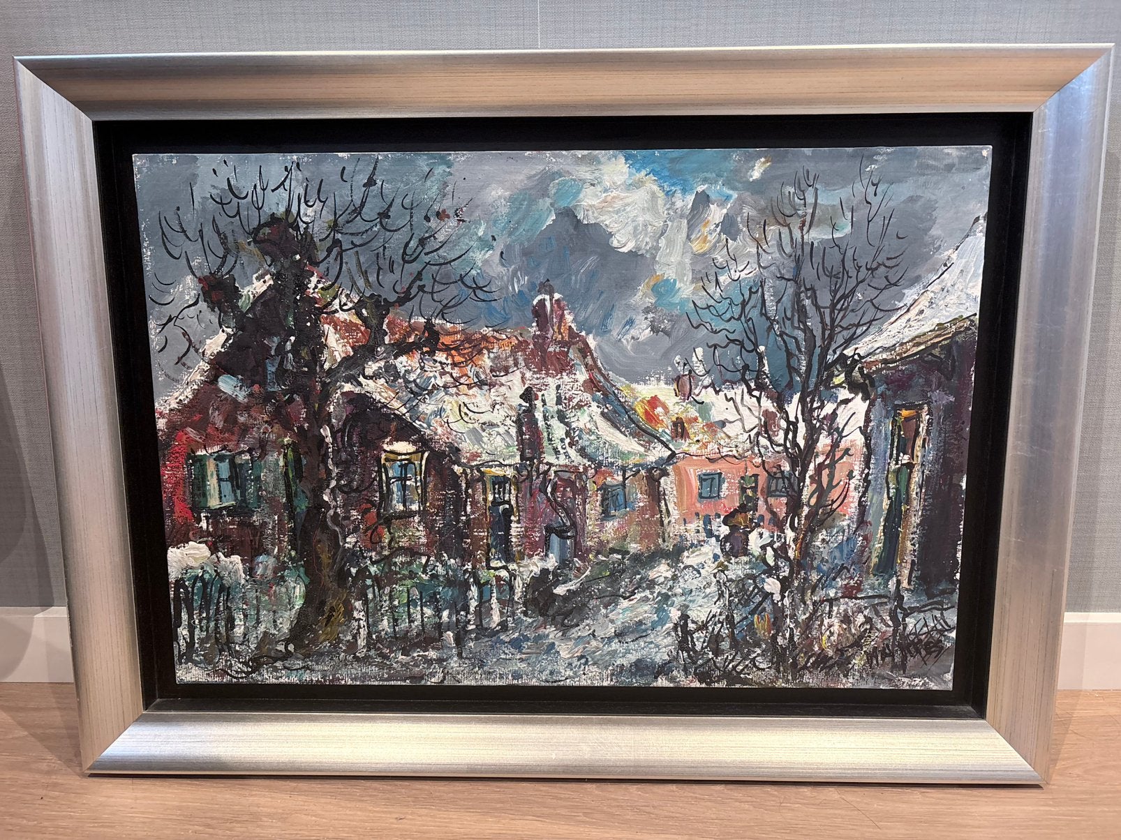 Jan Makkes schilderij, Ophalen, Landschap, Klassiek, Origineel werk
