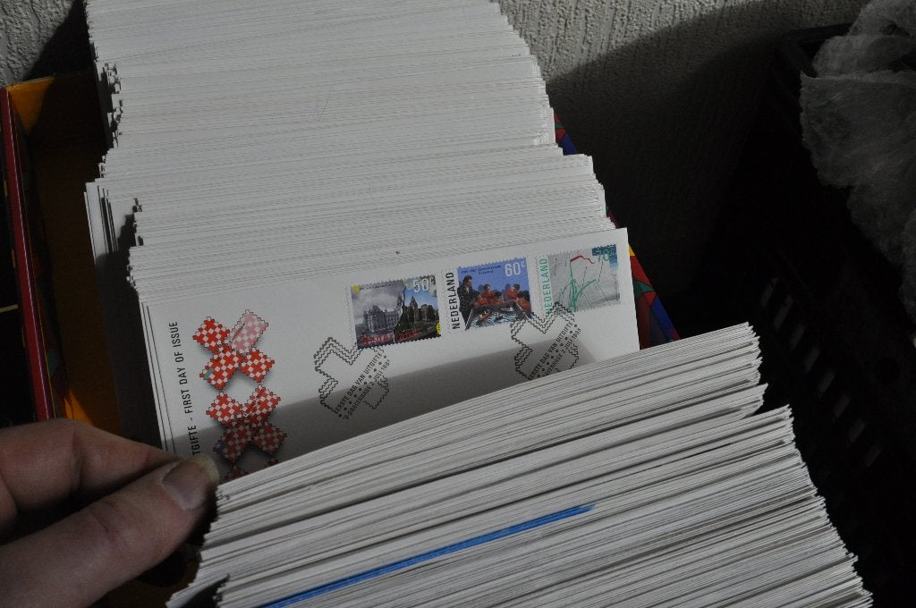 Grote partij eerste dag enveloppen Nederland €15 verzonden, Ophalen of Verzenden, Onbeschreven, Nederland