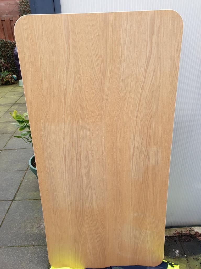 IKEA BEKANT zit-/stabureau 160x80cm eiken, elektrisch, Huis en Inrichting, Bureaus, Zo goed als nieuw, Elektrisch, Ophalen