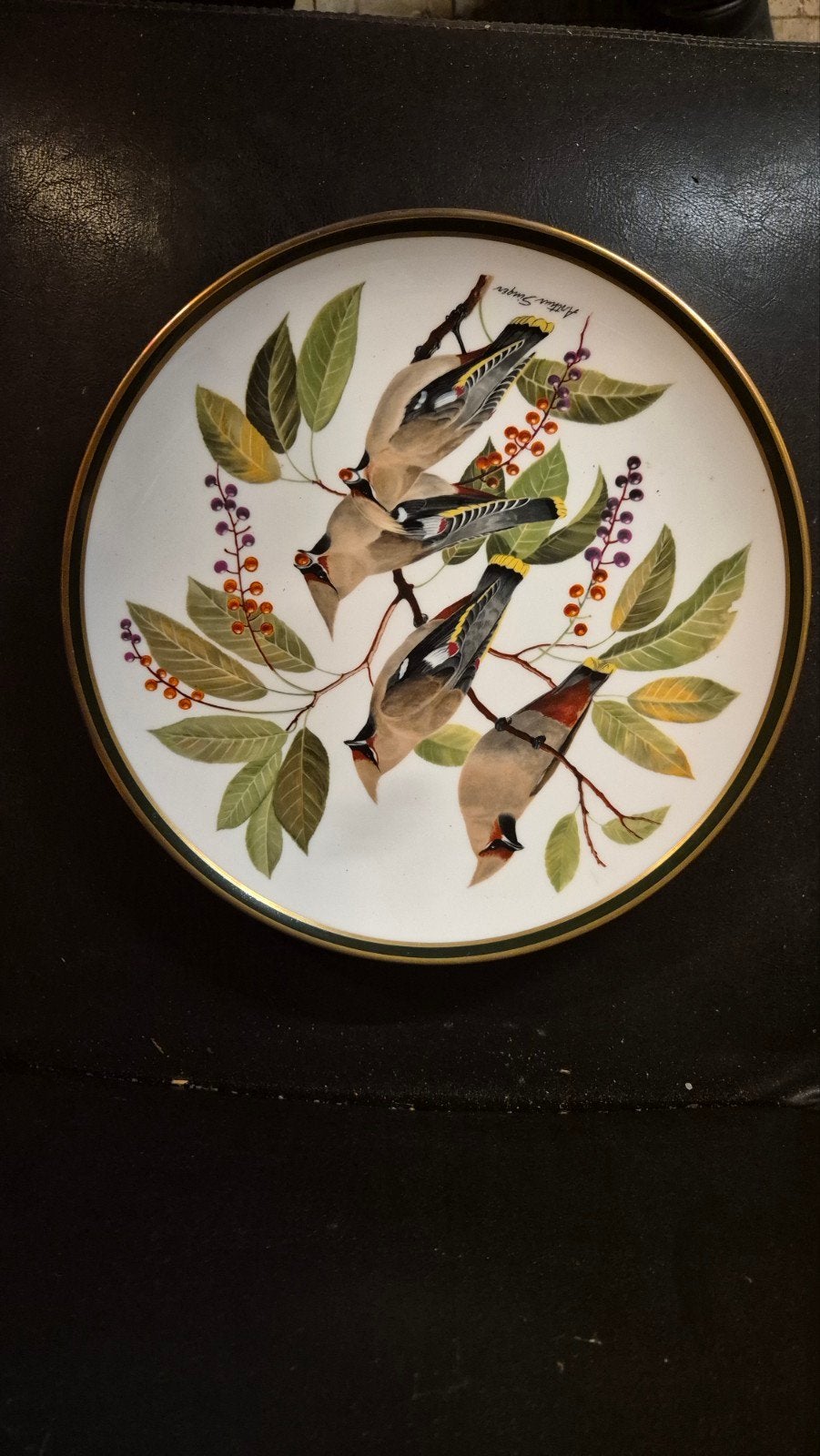 Franklin Porcelain 'Songbirds of the World' borden, Ophalen of Verzenden