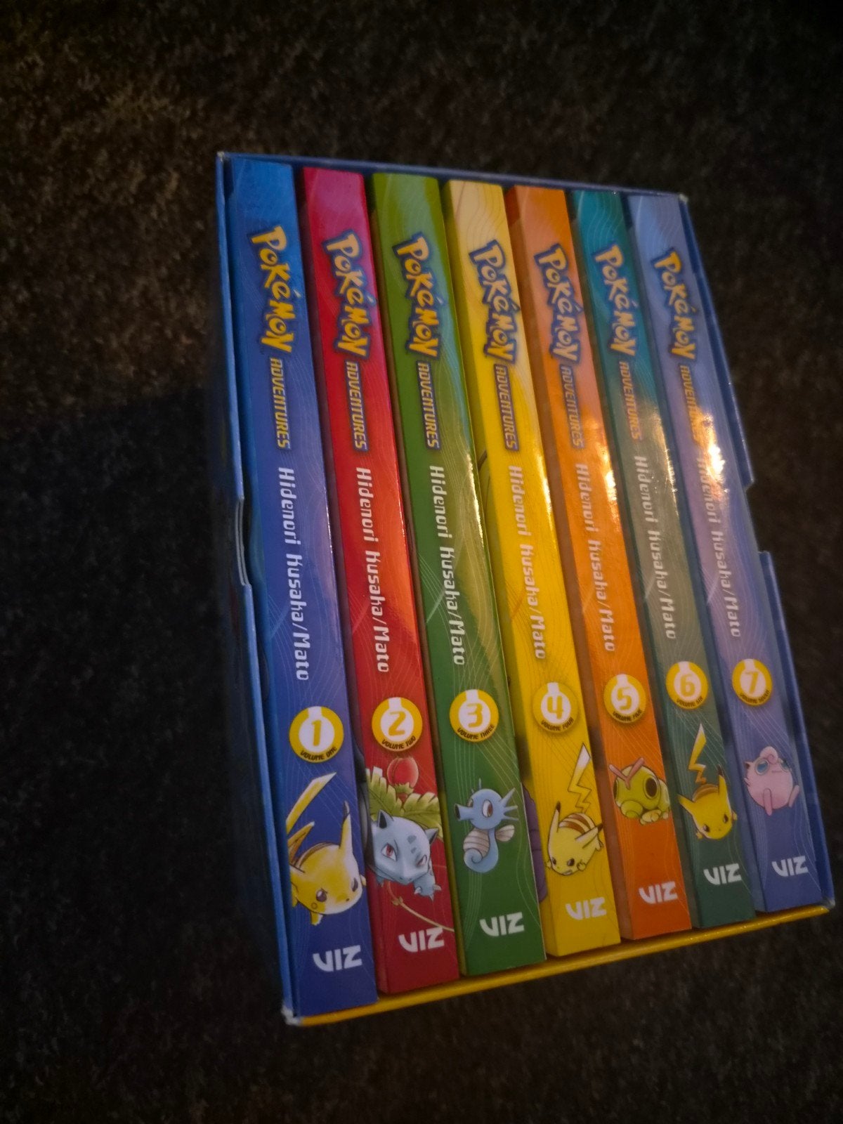 pokemon adventures 7 delen van de manga, Boeken, Meerdere stripboeken, Ophalen