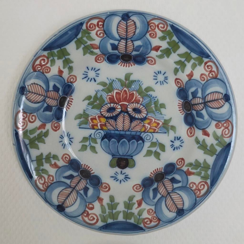 Makkummer aardewerk bord van Tiggelaar, Antiek en Kunst, Ophalen