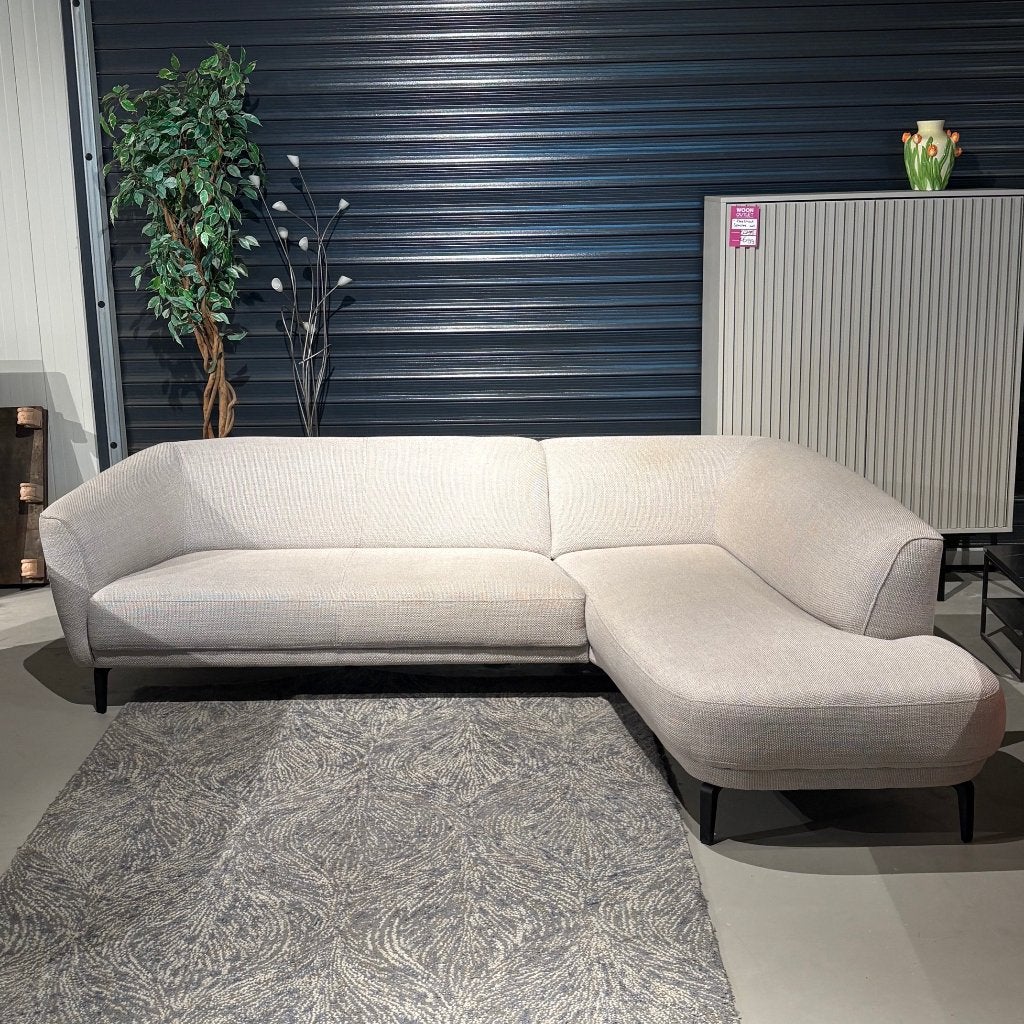 Hoekbank Xooon grijs 296x198cm, Ophalen, 250 tot 300 cm, Hoekbank, Nieuw