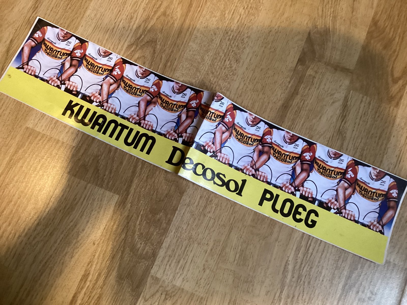 Sticker Kwantum Decosol Ploeg (wielrennen), Verzamelen, Verzenden, Zo goed als nieuw, Sport