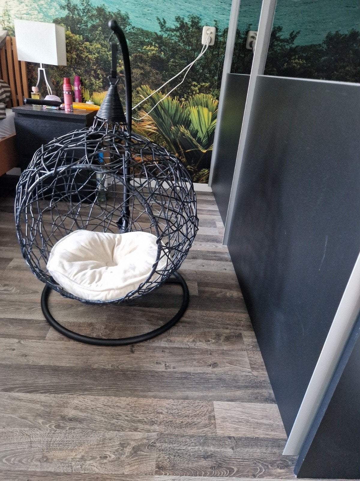 Zwarte hangstoel voor katten, Ophalen, Gebruikt