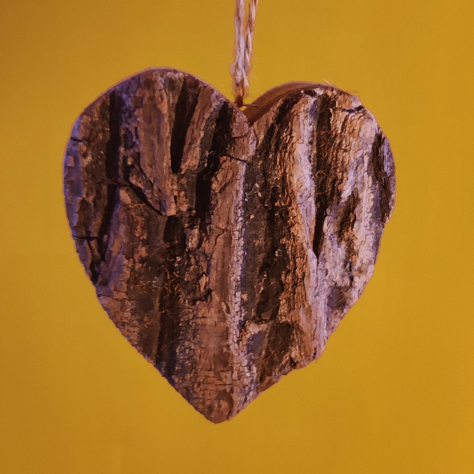 decoratie hart natuur hout, Wandhanger, Hout, Ophalen of Verzenden, Zo goed als nieuw