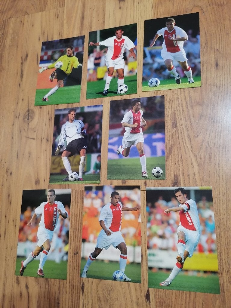 23x Spelerskaarten Ajax AJACIED different seasons, Verzamelen, Verzenden, Zo goed als nieuw, Ajax, Spelerskaart