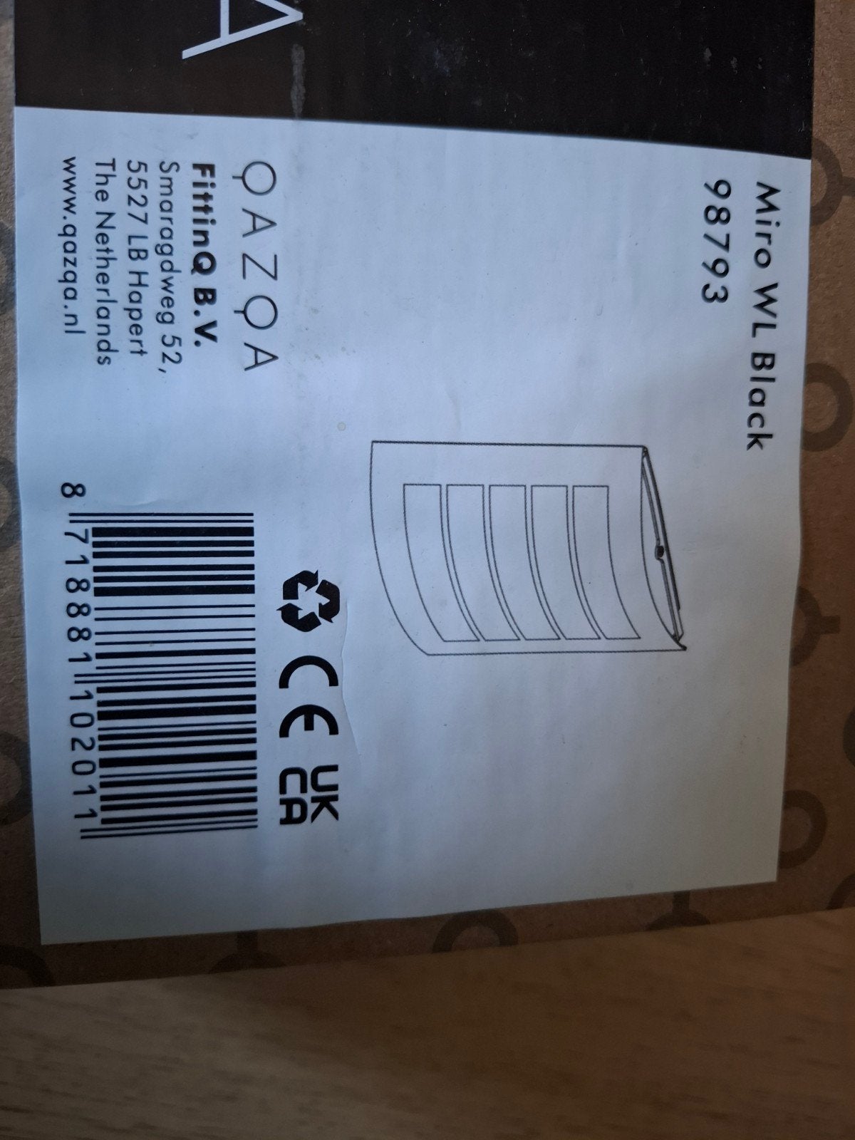 Qazqa lamp te koop. Nieuw in doos, Ophalen of Verzenden, Nieuw