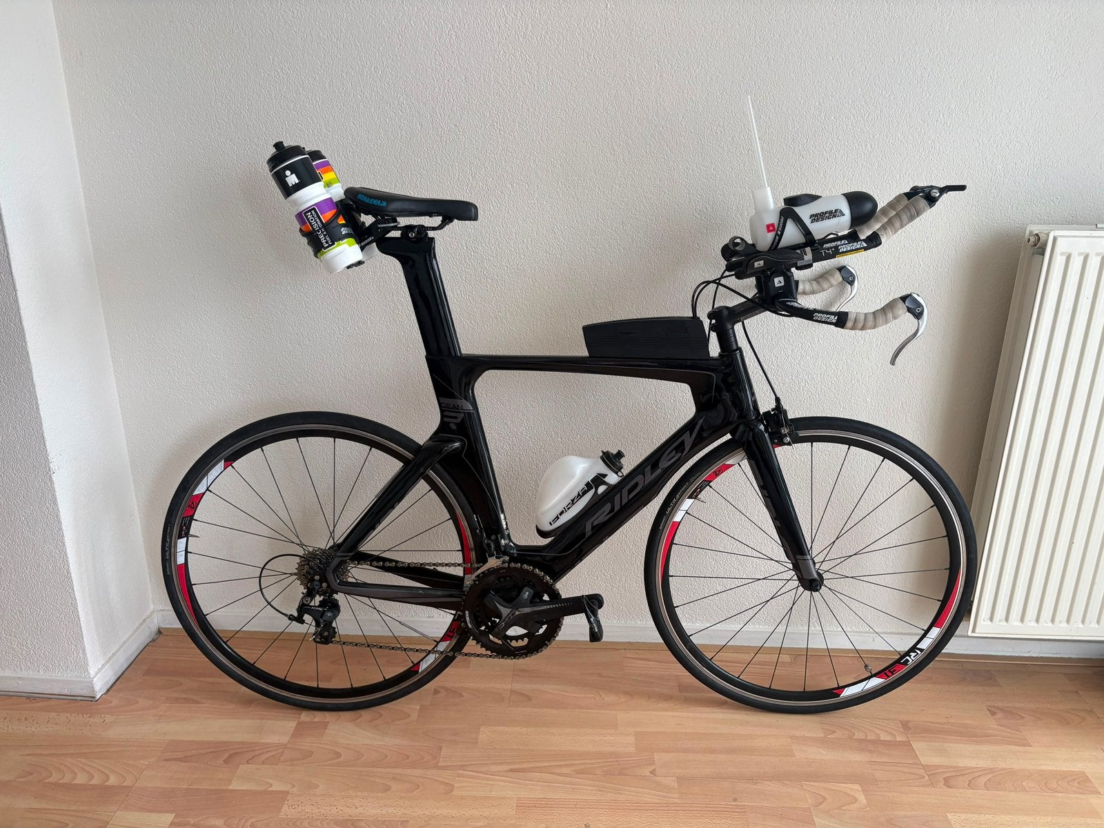 Carbon Tijdrit / Triatlon Fiets Ridley - Maat L, Carbon, Zo goed als nieuw, Meer dan 20 versnellingen, Ophalen