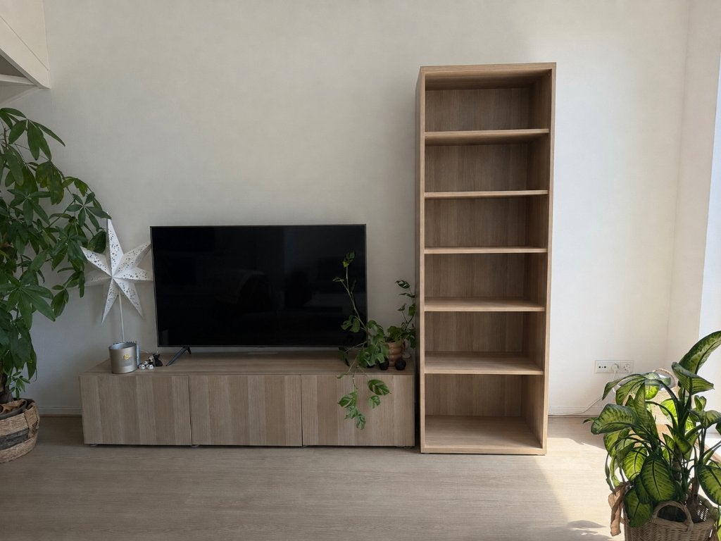 IKEA Bestå TV-meubel, Ophalen, Minder dan 50 cm, Eikenhout, Zo goed als nieuw