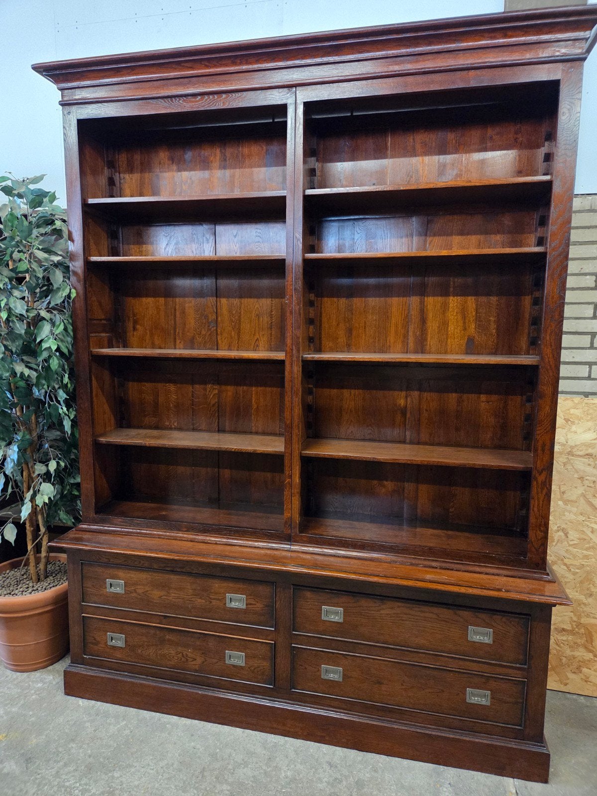 prachtige boekenkast ~wandkast ~bibliotheekkast ~kantoorkast, Huis en Inrichting, Kasten | Ladekasten, Ophalen, 200 cm of meer