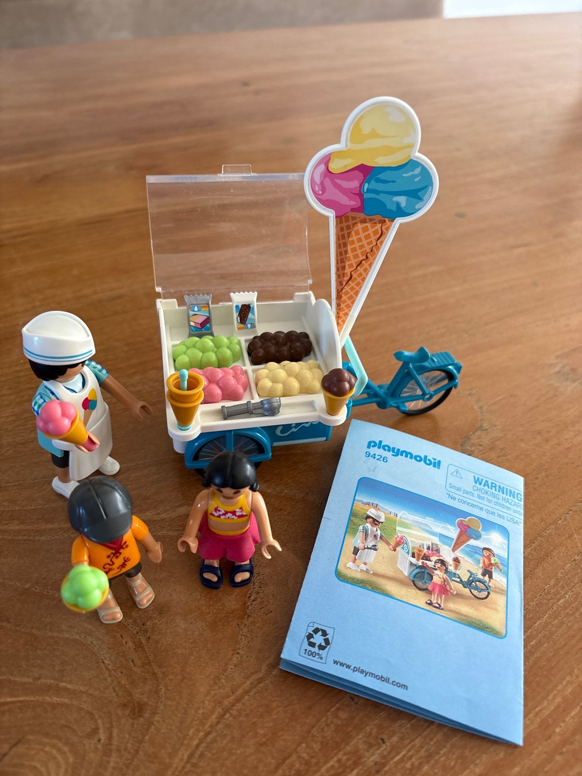 Playmobil IJscokar 9426, Ophalen, Gebruikt, Complete set, Voertuig