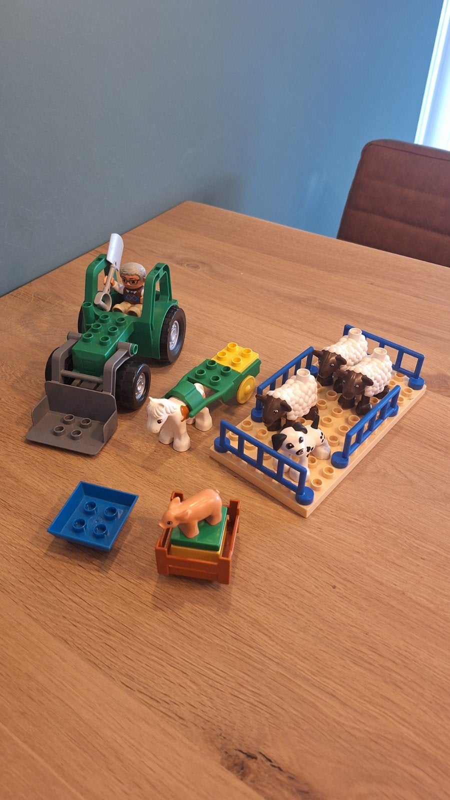 Dulpo boerderij set met tractor, dieren en hekken, Kinderen en Baby's, Speelgoed | Duplo en Lego, Inclusief minifiguren, Overige thema's